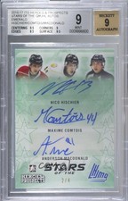 2016 Leaf ITG Heroes & Prospects Emerald 2/4 Nico Hischier BGS 9 MINT Auto b5y