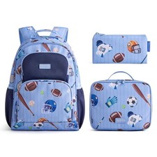Kids Backpack Set 3PCS for School, Large Capacity 23L, Lightweight, Water-Resist