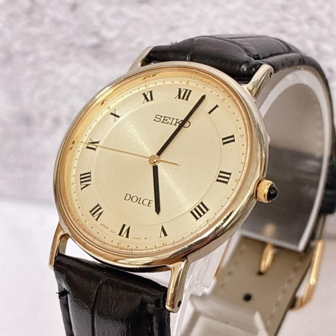 Size Classic Watch 19cm Wrist Gold Elegant DOLCE Vintage Japan SEIKO - VintageWatches.PK Size Classic Watch 19cm Wrist Gold Elegant DOLCE Vintage Japan SEIKO - vintagewatches.pk