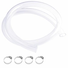 Clear PVC Tubing, 1" ID x 1-1/4" OD, 5 ft, Industrial, Agricultural, Engineer...