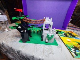 LEGO 6071 Legoland Forestmen&rsquo;s Crossing  W/ Manual  retired set Incomplete 1990 