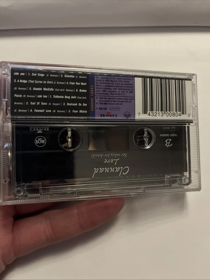 CLANNAD ~ LORE ~ RARE 1996 RCA FOLK DOLBY CASSETTE TAPE. Ex/EX. - Image 2 of 4