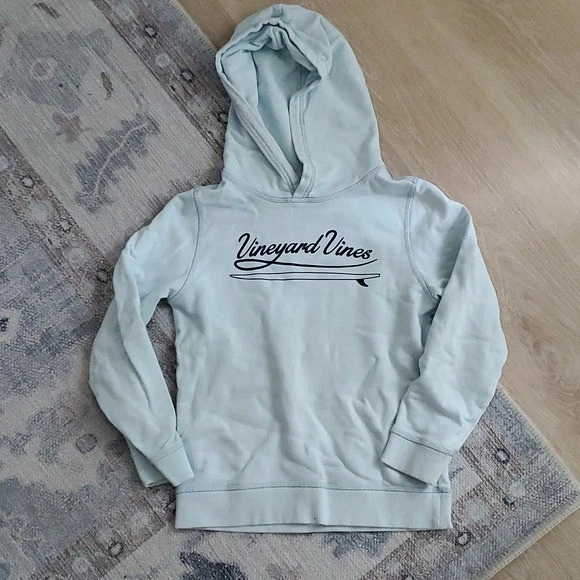 Vineyard Vines Boys Surfboard Sweatshirt Hoodie Sz7 - Image 2 of 4