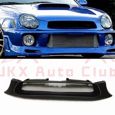 Matte Black Front Bumper Grille Cover Kit N For Jdm Subaru Impreza 7th 2002-2003