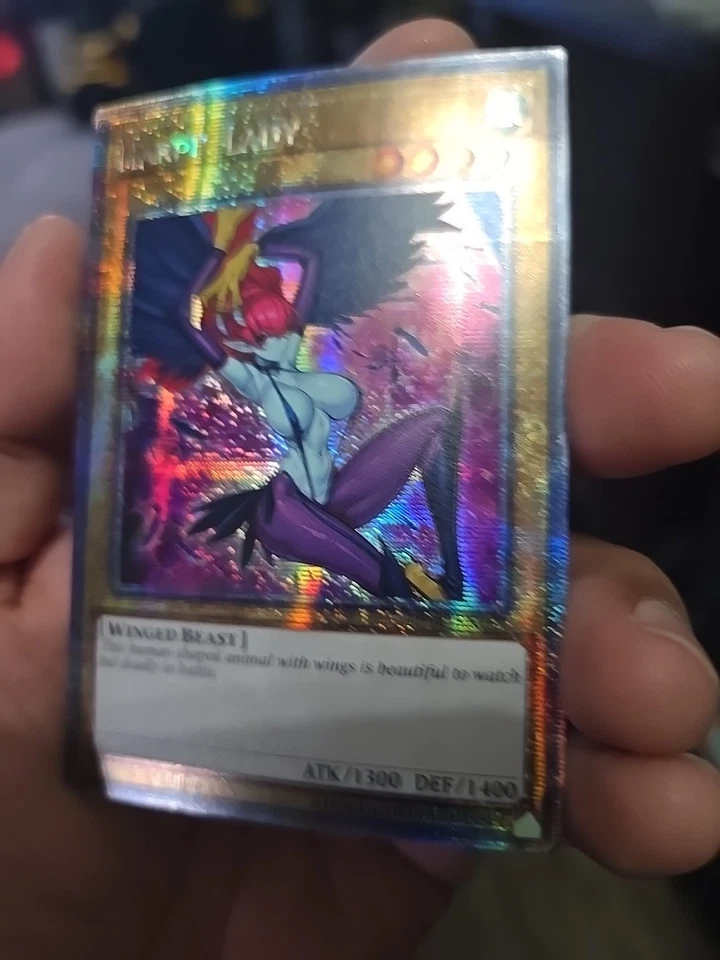Chica Maga Oscura Pop Out Sexy Tarjeta Holo Anime Yugioh ARTE PERSONALIZADO Arpía Dama 2 Foto 2 de 4