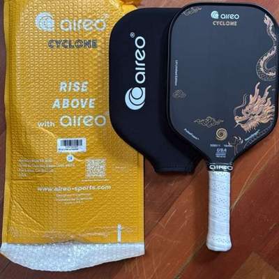 #ad AIREO Cyclone 16mm LH Dragon Limited Edition Pickleball Paddle NanoGraph Grit $199.00