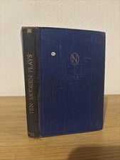 Ten Modern Plays John Hampden Vintage Hardcover 1935