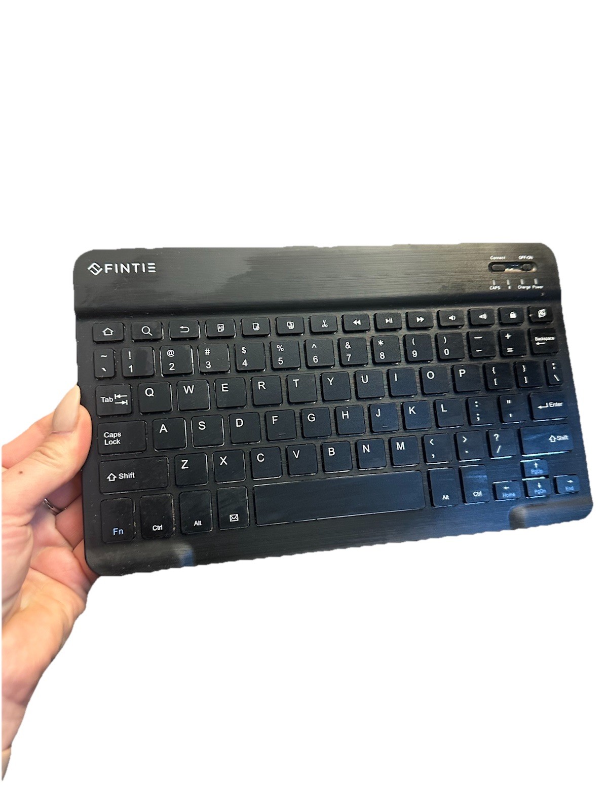 Fintie Ultra Thin Wireless Bluetooth Keyboard Samsung Android Tablet-TESTED