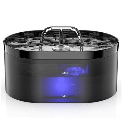 NENOZI Haustierbrunnen 2,2L Automatischer Hundetrinkbrunnen Gefiltert Katze Wassernapf