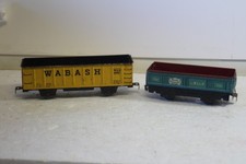 Marx O Gauge Train Cars: WABASH 80982, Rock Island CR P 552  FREE 37906 Frame