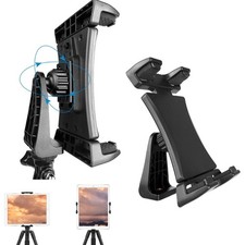 Smartphone Holder Vertical Horizontal Tripod Mount Adapter Rotatable Bracket