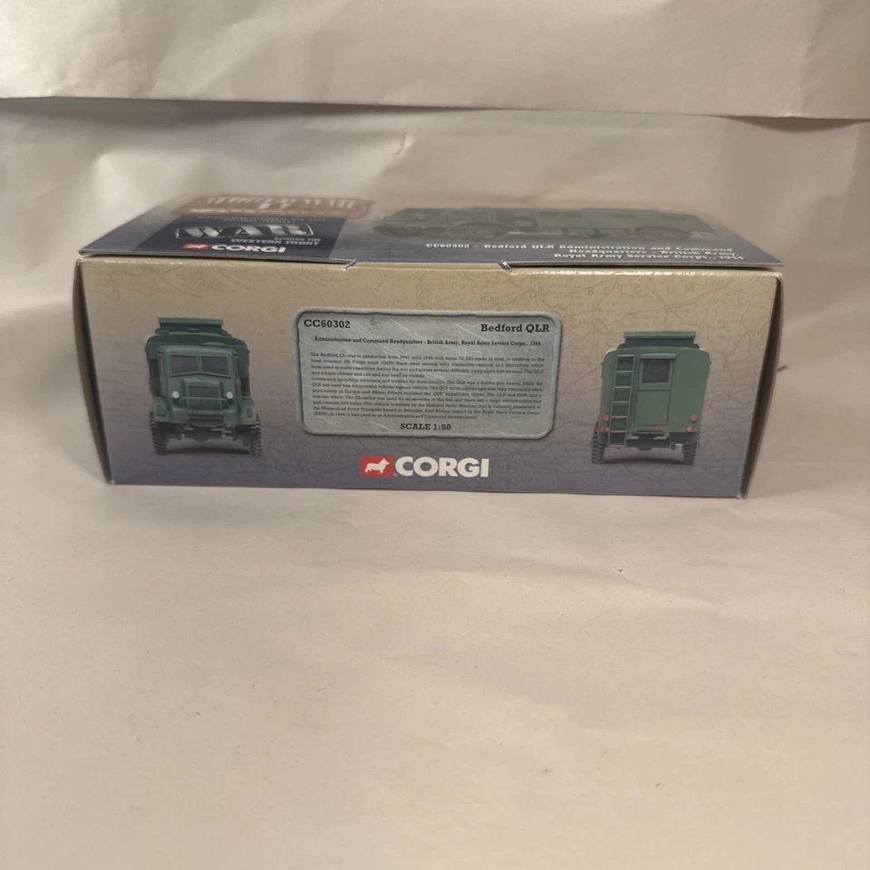 Corgi CC60302 1:50 Bedford QLR Administration & Command Carrier Die Cast - Image 2 of 4