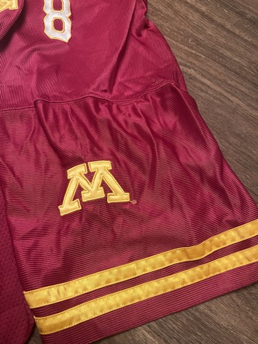 True Vintage Minnesota Golden Gophers Football XL Maroon Starter Jersey - Picture 8 of 11