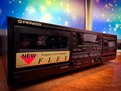 PIONEER CT-W505R  RaRe  Vintage Stereo Double Cassette Deck