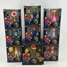 SUPER MARIO BROS MOVIE Figures Complete Set - Jakks Pacific - Lot Of 9 - NEW