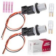 Fender Turn Signal Light Socket with Wire Harness and LED Bulb for Honda CR-V