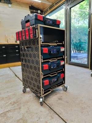 Hexa Schrank - 4 LBoxx Schublade für Bosch L-Boxx
