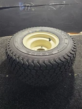 (QTY 1) Kenda Super Turf 18X9.50-8 Lawn & Garden Tubeless Tire&Wheel K500 4 Ply