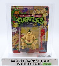 Tattoo CAS GRADED 80 75 80 90 TMNT 46-Back 1991 Playmates NEW SEALED