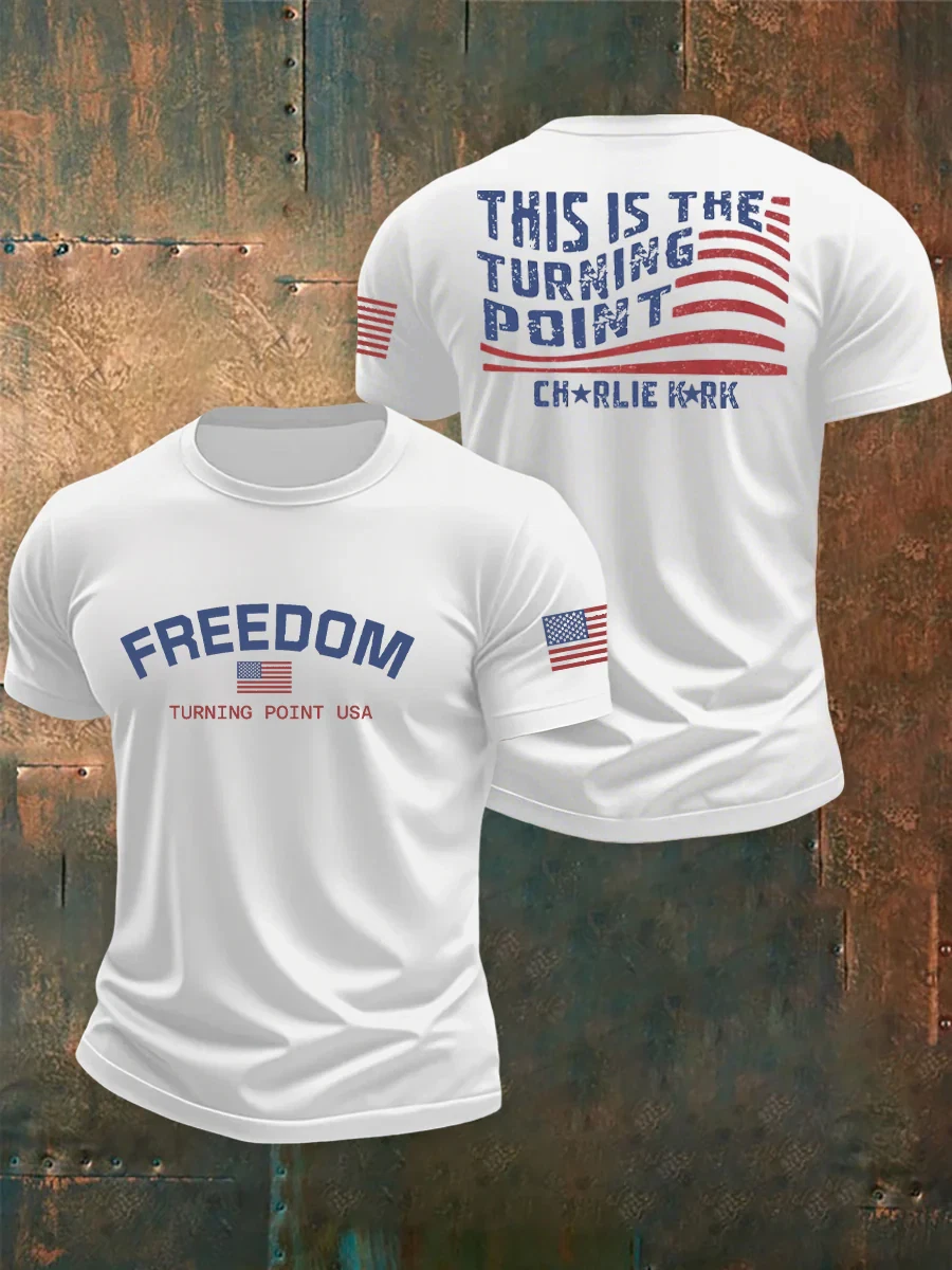 Turning Point Flag Printed T-Shirt