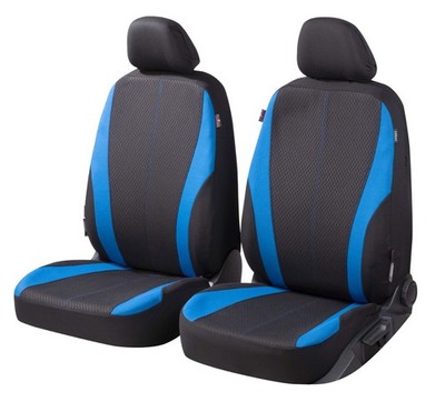Autositzbezüge Dundee für zwei Vordersitze mit schwarz/blau