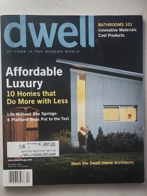 Dwell Modern Home Magazine March/April 2003 Platform Beds Bathrooms Minimalist