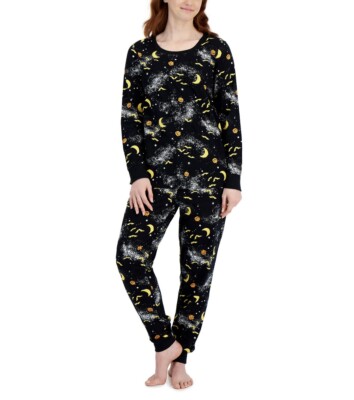 Family Pajamas Women's Halloween Spooky Night Family Pajama Set