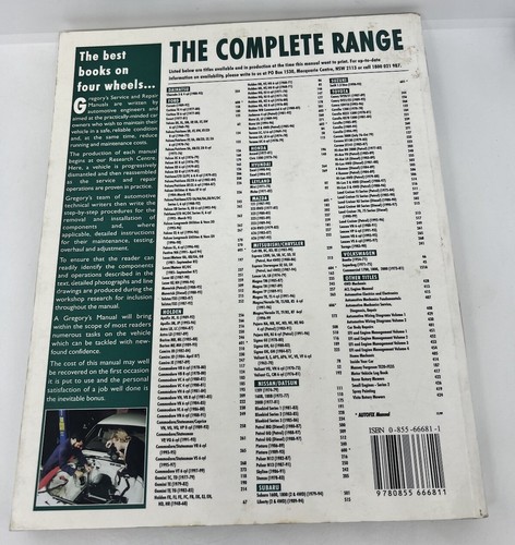 Gregory's Automative Pajero No 508 - 4WD service and repair manual - Picture 6 of 9