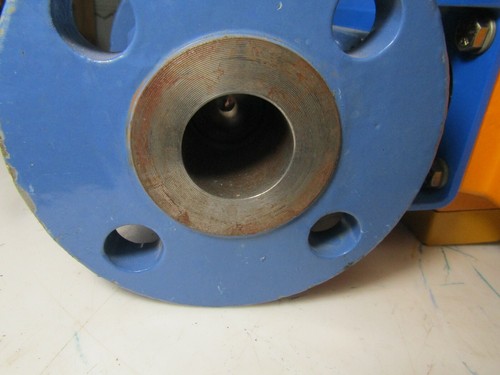 ✌ NEW VIRGO 1-1/2" FLANGED BALL VALVE W/ AIR ACTUATOR RF3-F-C8G-F-L - Picture 7 of 9