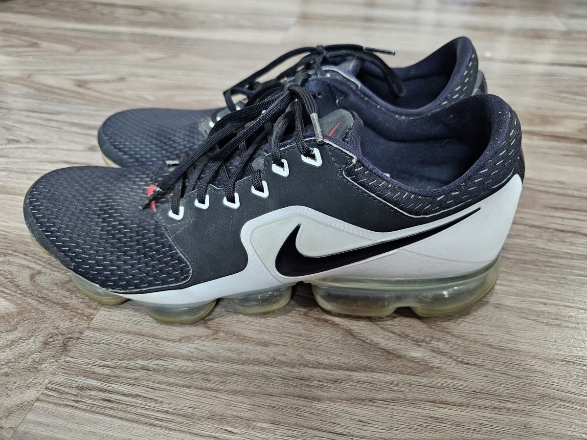 vapormax black and white mens