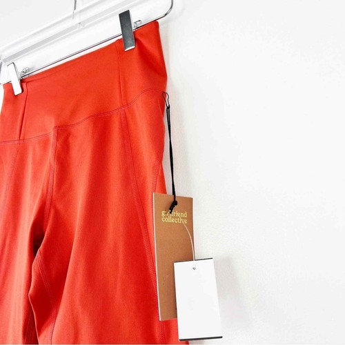 Neu Girlfriend Collective Capri-Leggings Damen S orange hohe Taille kompressiv - Bild 6 von 13
