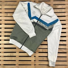 Mens Bomber Jacket Top Tracksuit Adidas Originals Vintage Size L