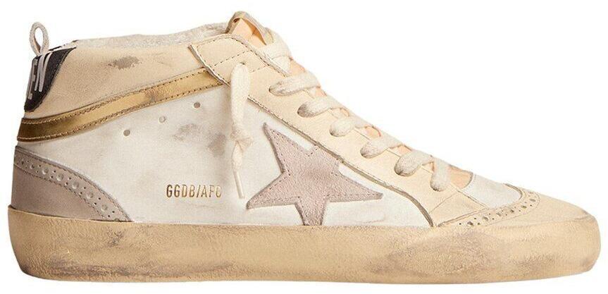 Golden Goose Star Mid Light Grey Gold W for sale | eBay