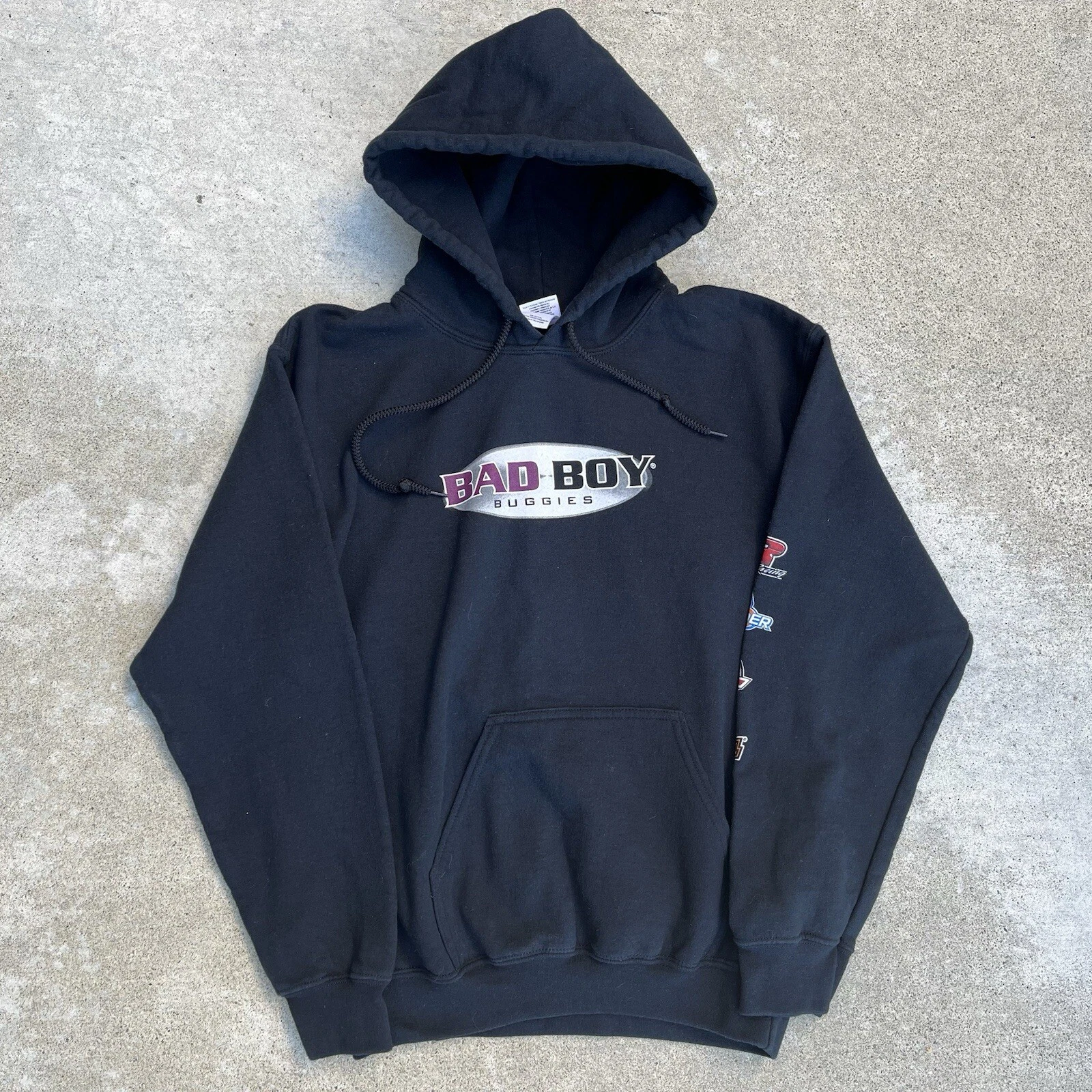 VETEMENTS Felpa con cappuccio vintage Racing Bad Boys Apparel biker moto taglia small 07