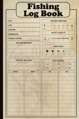 Fishing Log Book: Fishing Gifts for..., Bates  Press, B