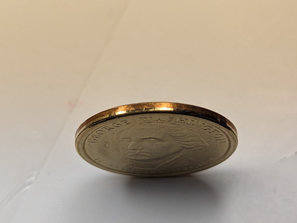 2007 Washington Gold Dollar No Edge Writing eBay