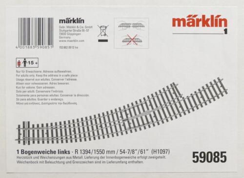Märklin 59085 Spur I - Innenbogenweiche links  R 1394/ 15550 NEU & OvP - Bild 1 von 2