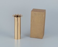 Pierre Forsell für Skultuna, Schweden. Messingvase. Aus den 50er Jahren.