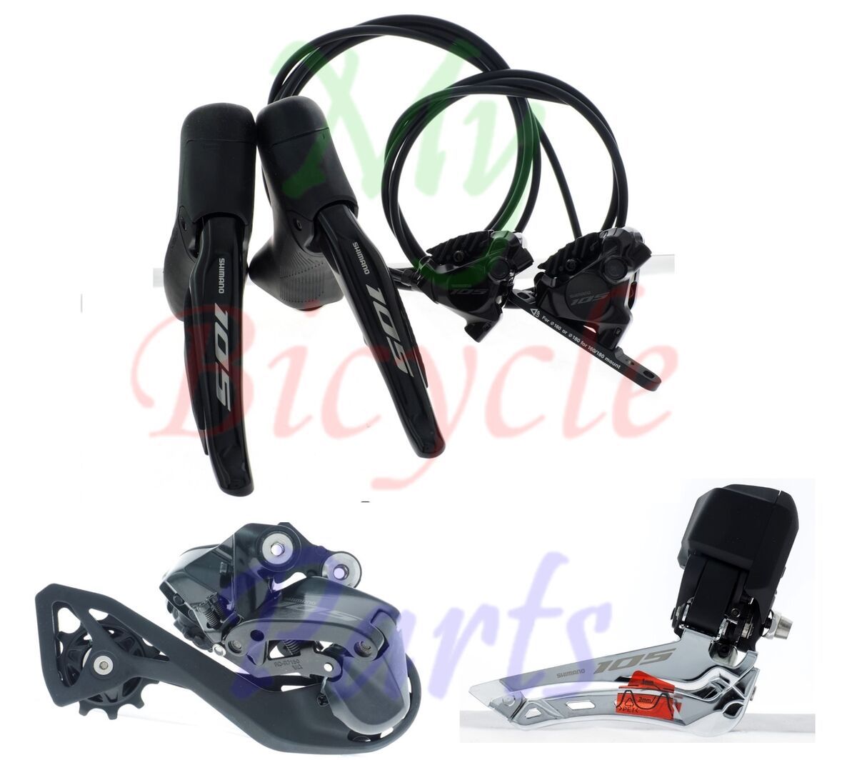 Shimano 105 Di2 2x12 DISC Brake ST-R7170 BR-R7170 FD-RD Shimano 105 Di2 2x12 DISC Brake ST-R7170 BR-R7170 FD-RD