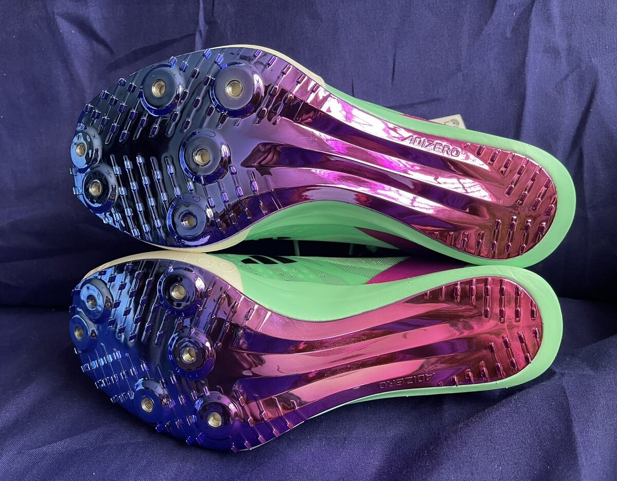adidas Adizero Prime SP2 Pulse Mint Lucid Blue Sprint Spikes adidas Adizero Prime SP2 Pulse Mint Lucid Blue Sprint Spikes