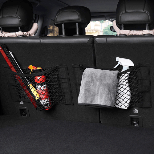 50 x 25 cm Universal Auto Netztasche Klett Organizer Kofferraumtasche Ablagenetz - Bild 3 von 12