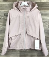 Lululemon Always Effortless Jacket DWR Glyde Size 12 PBLS Pink Bliss 59617