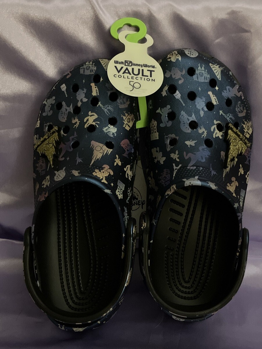Disney World WDW 50th Anniversary M7/W9 Grand Finale Clogs  display picture 3