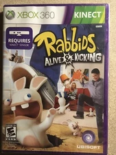 New Rabbids Alive & Kicking Microsoft Xbox 360 Video Game Factory Sealed