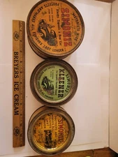 3 Early Vintage Simoniz Car Wax & Kleener tins, automotive advertising