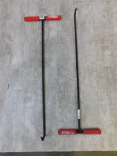 2 NEW Bully Tools 36" Steel Manhole Cover Hook, T-style Handle, 99201 NEW