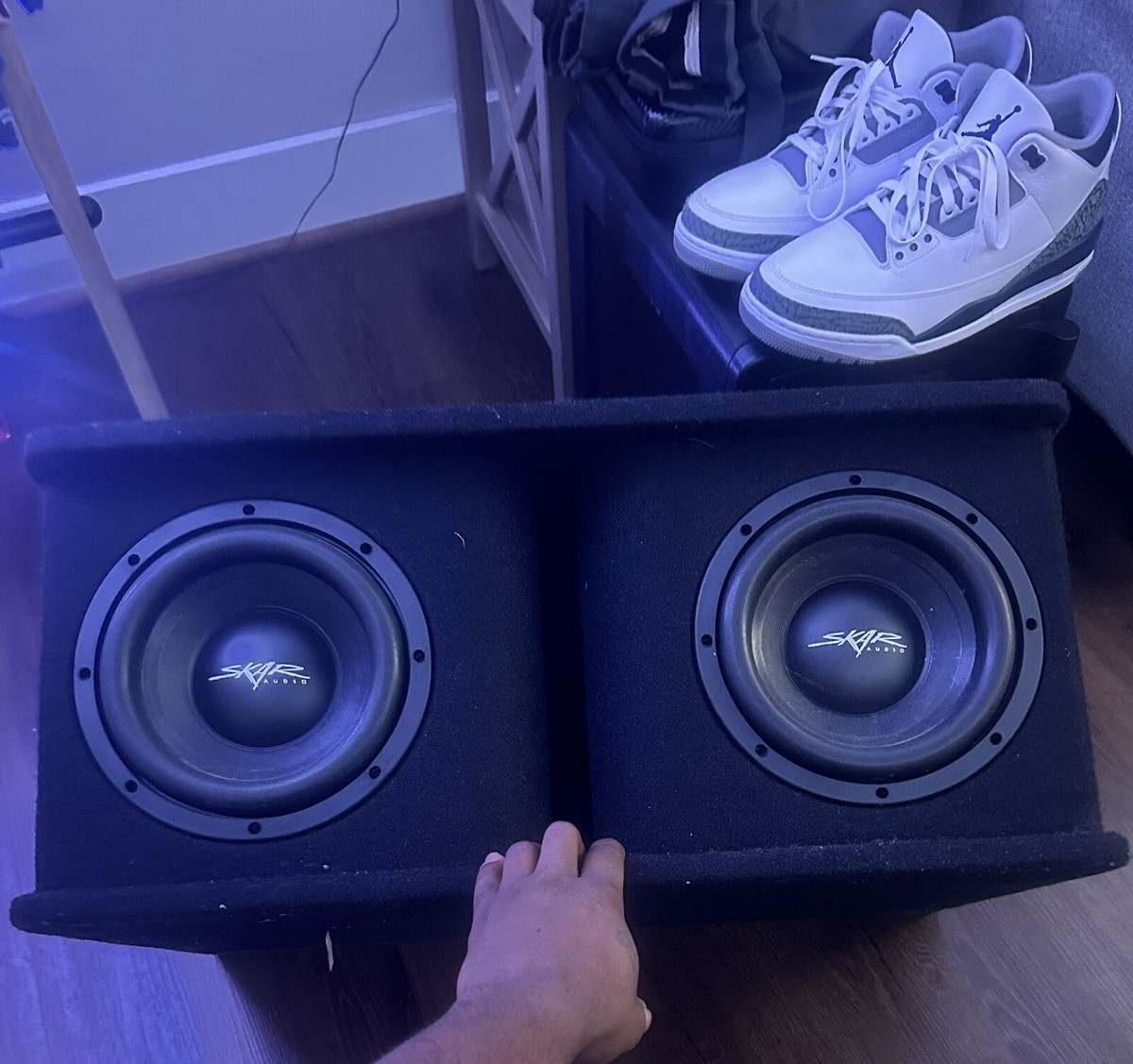 Skar Audio Dual Inch Sub Box Dual 8