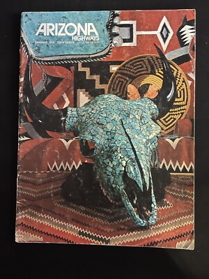 Arizona Highways Magazine Vintage January 1974 Indian Native