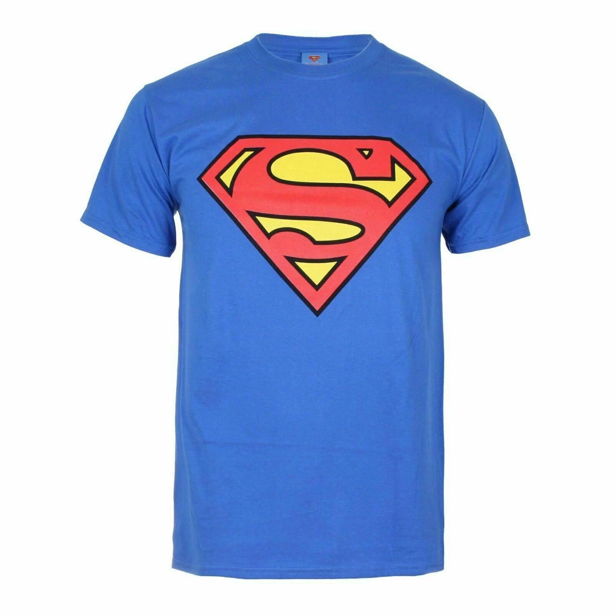 Official - Mens Sizes XXL Comics S T-shirt Logo | Superman DC Blue eBay