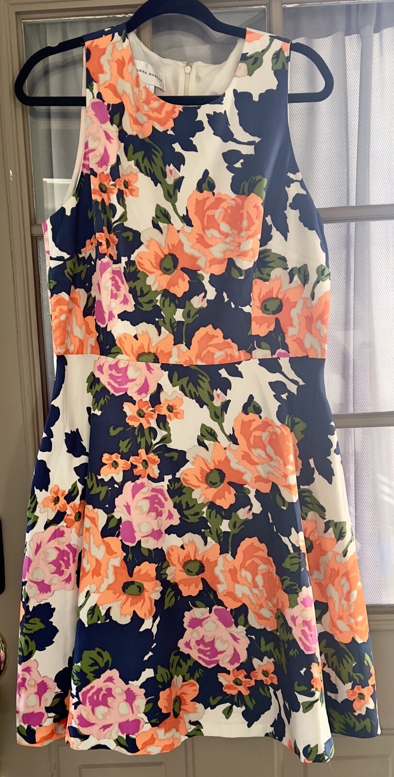 Women's Donna Morgan Floral Dress with Pockets 14 EUC